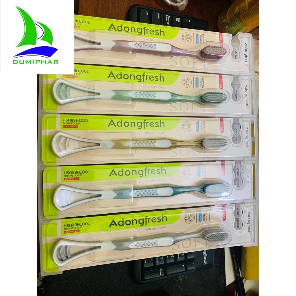 Bàn Chải Đánh Răng Sợi Lông Mảnh Sạch Sâu Adongfresh NO.228