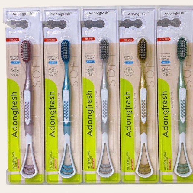 Bàn Chải Đánh Răng Sợi Lông Mảnh Sạch Sâu Adongfresh NO.228