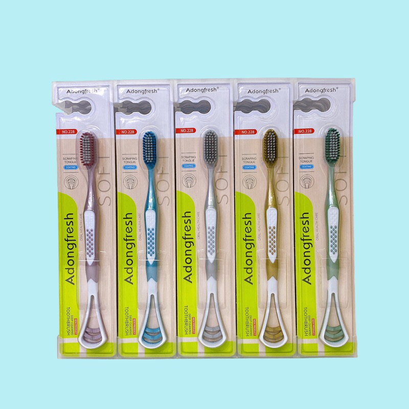 Bàn Chải Đánh Răng Sợi Lông Mảnh Sạch Sâu Adongfresh NO.228