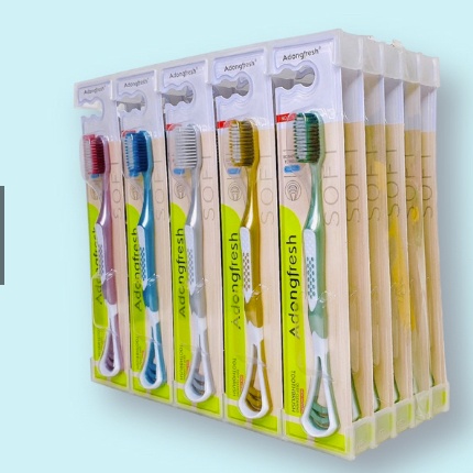 Bàn Chải Đánh Răng Sợi Lông Mảnh Sạch Sâu Adongfresh NO.228