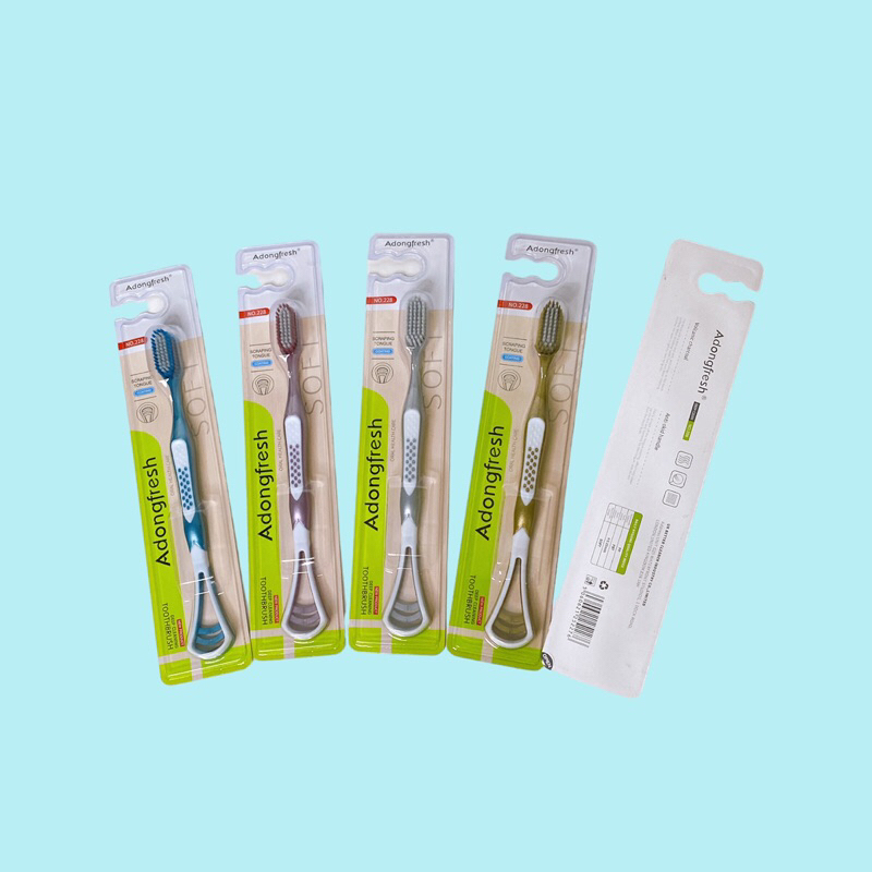 Bàn Chải Đánh Răng Sợi Lông Mảnh Sạch Sâu Adongfresh NO.228