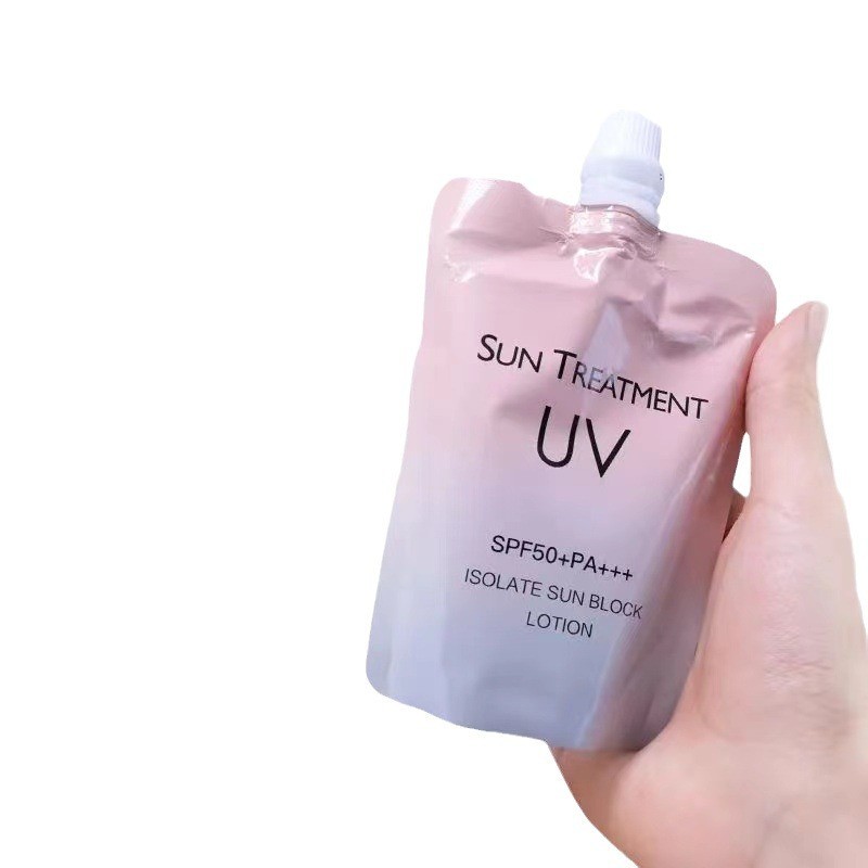 Kem Chống Nắng UV 150ml SUN TREATMENT Dạng Bịch Có Vòi hãng AN MAN LIAN MV5897