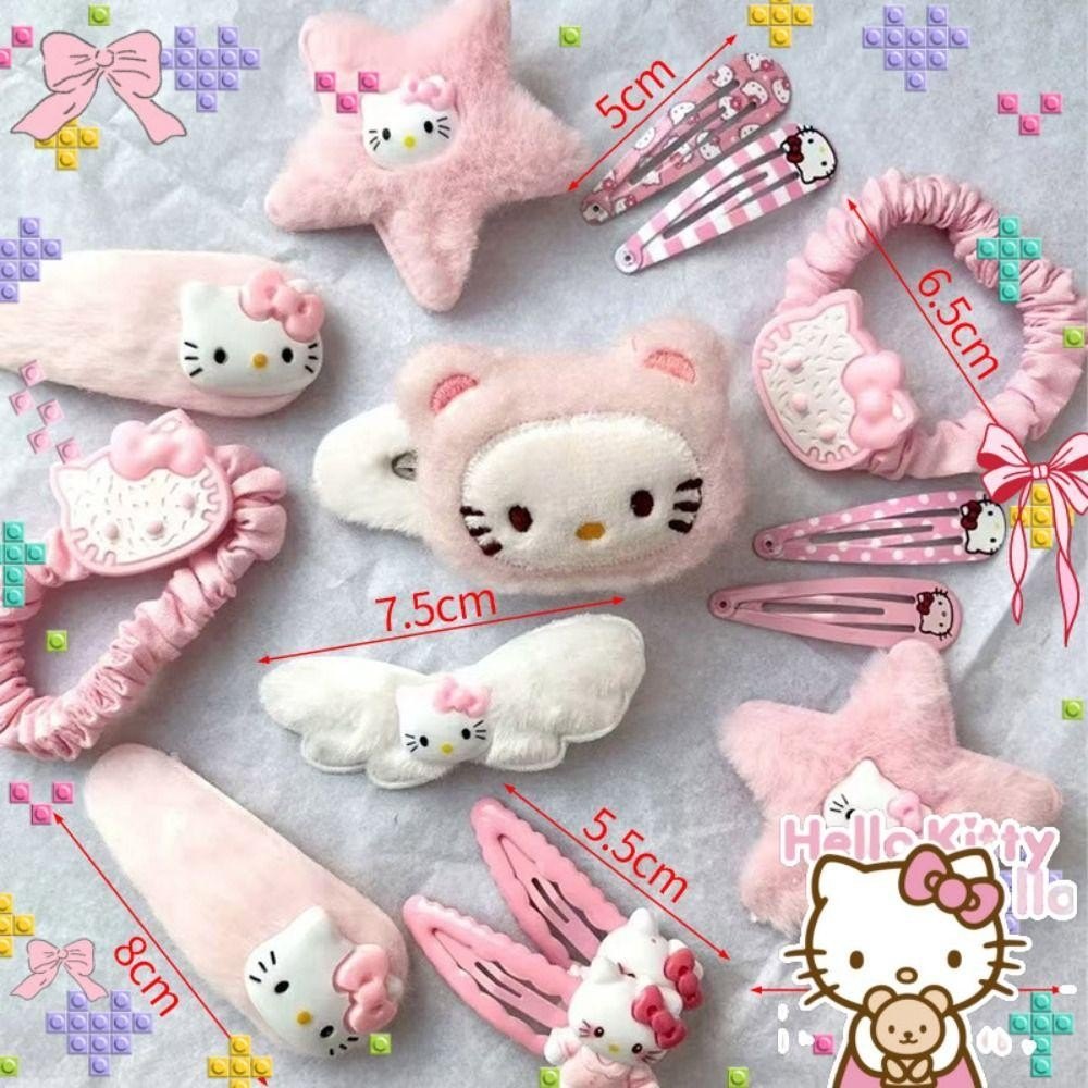 Set 14 Kẹp Tóc KITTY Cho Bé (14 Chi Tiết)