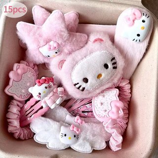 Set 14 Kẹp Tóc KITTY Cho Bé (14 Chi Tiết)