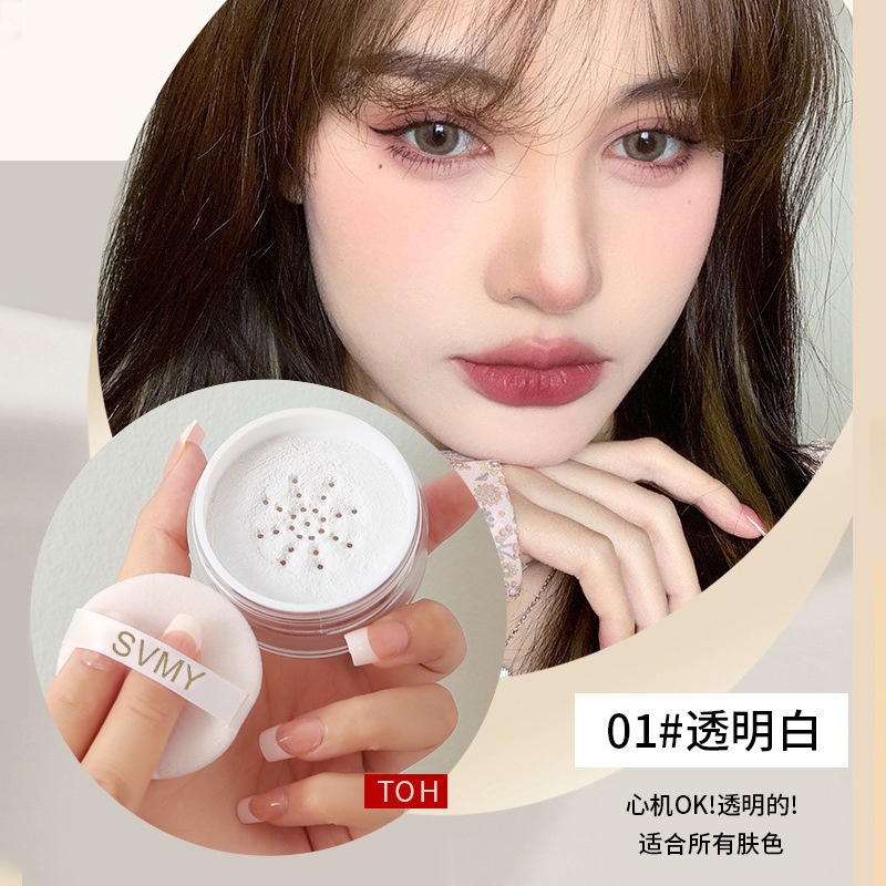 Phấn Phủ Trong Suốt Che Khuyết Điểm SVMY 11g No.5168 - #1 Trắng Trong Suốt[THÙNG 288]