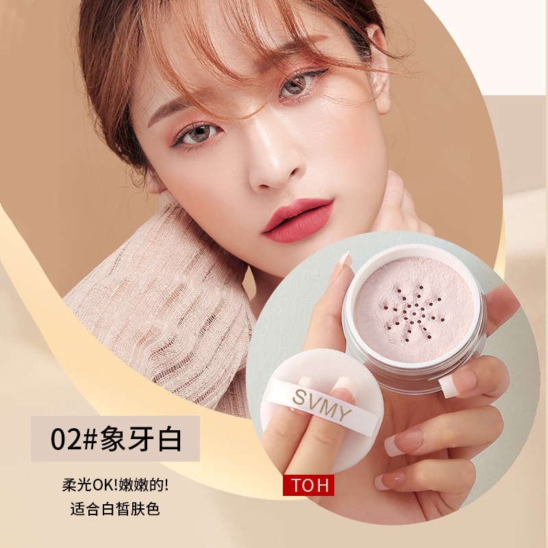 Phấn Phủ Trong Suốt Che Khuyết Điểm SVMY 11g No.5168 - #2 Trắng Ngà[THÙNG 288]