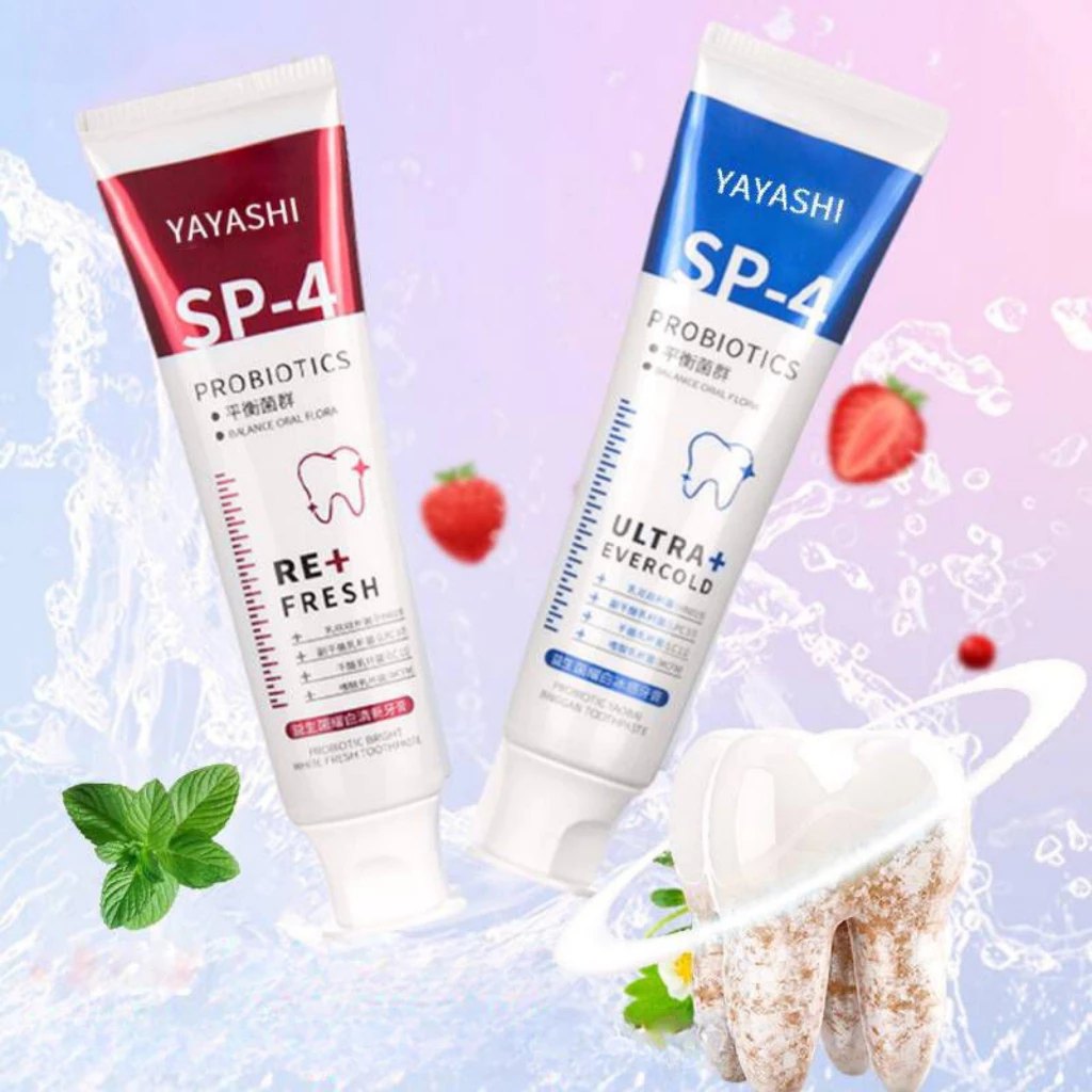 Kem Đánh Răng YAYASHI SP-4 120g - MÀU XANH