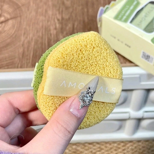 Hộp 3 Mút Bọt Biển Rửa Mặt Làm Sạch Sâu MV752241