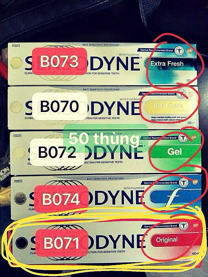 Kem Đánh Răng Thái Lan 100g SENSODYNE - GEL XANH LÁ MV209853
