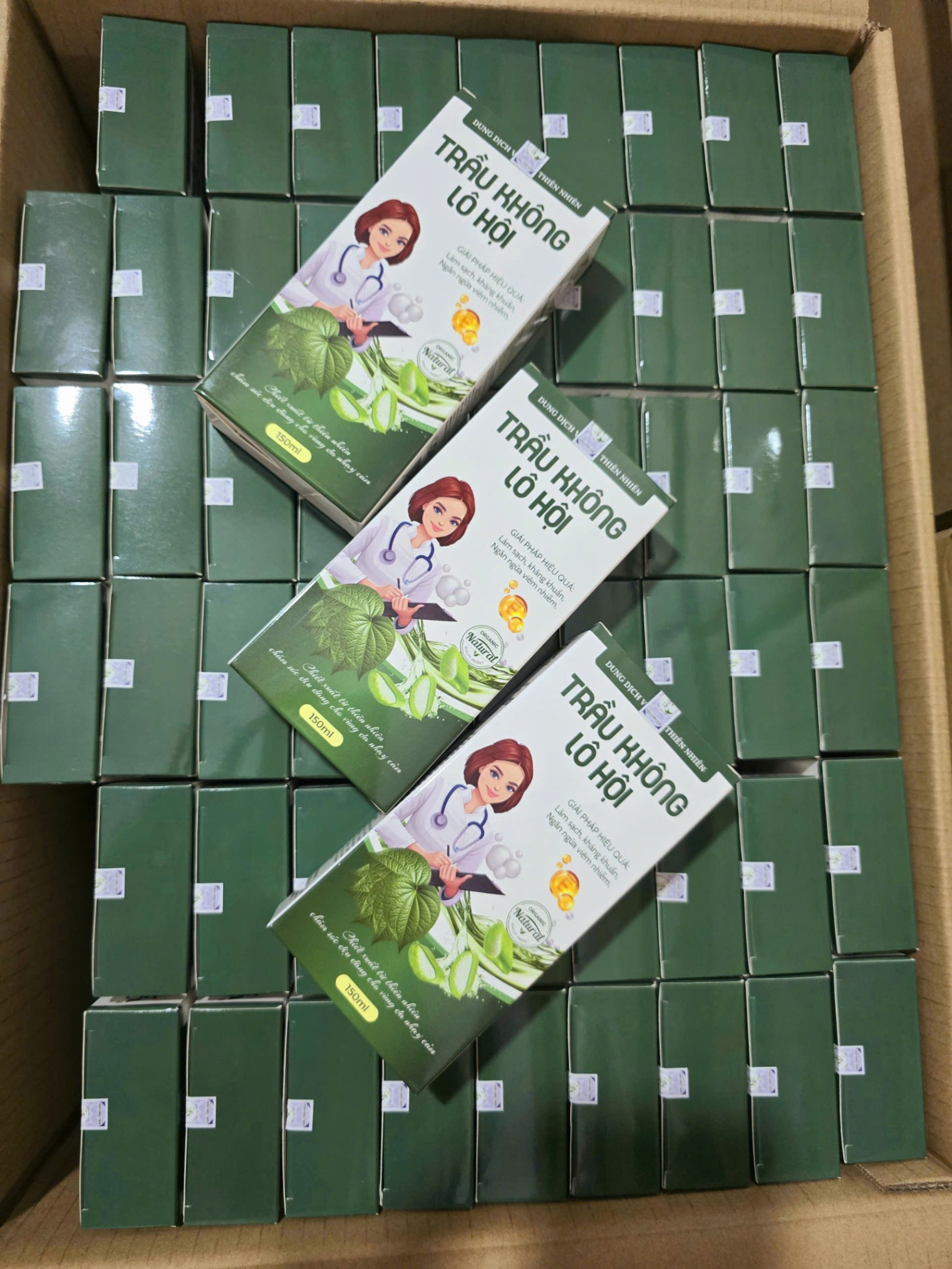 Dung Dịch Vệ Sinh Phụ Nữ Tía Tô Trầu Không Lô Hội 150ml MV921177 PQ01 - DDVS LÔ HỘI MV921177