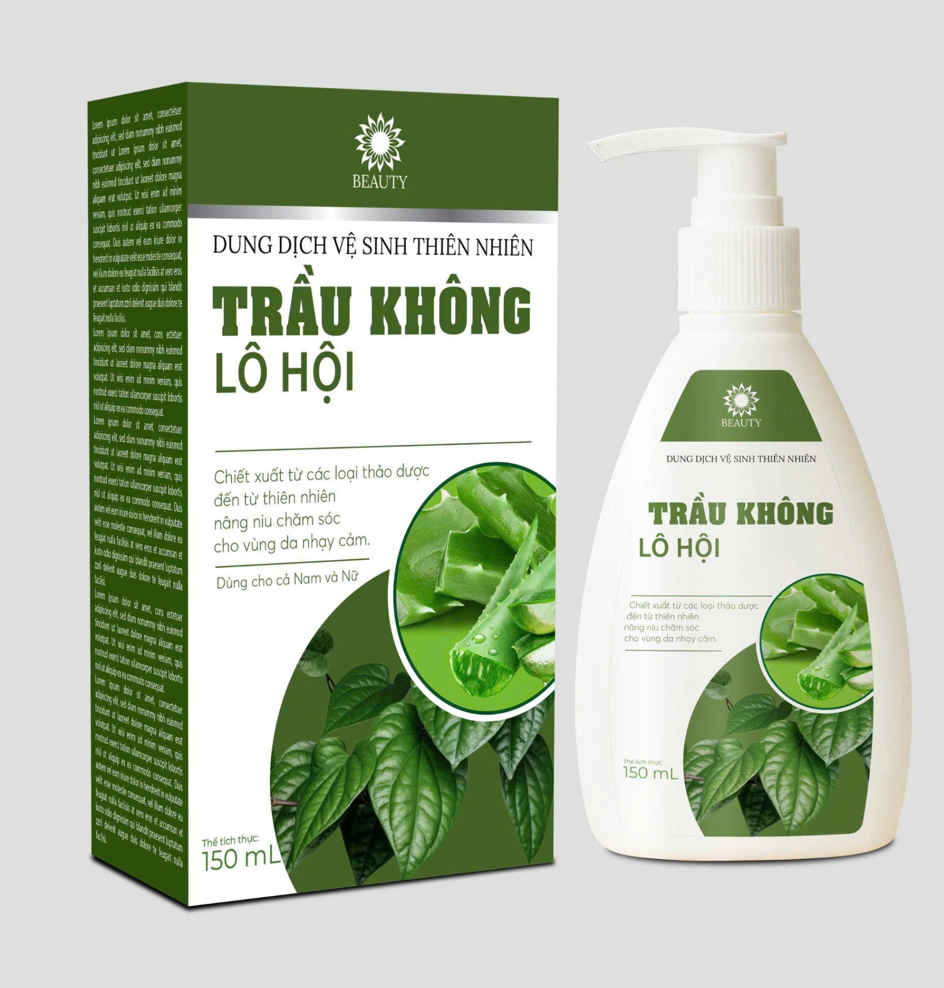 Dung Dịch Vệ Sinh Phụ Nữ Tía Tô Trầu Không Lô Hội 150ml MV999074 - DDVS MV999074 LÔ HỘI
