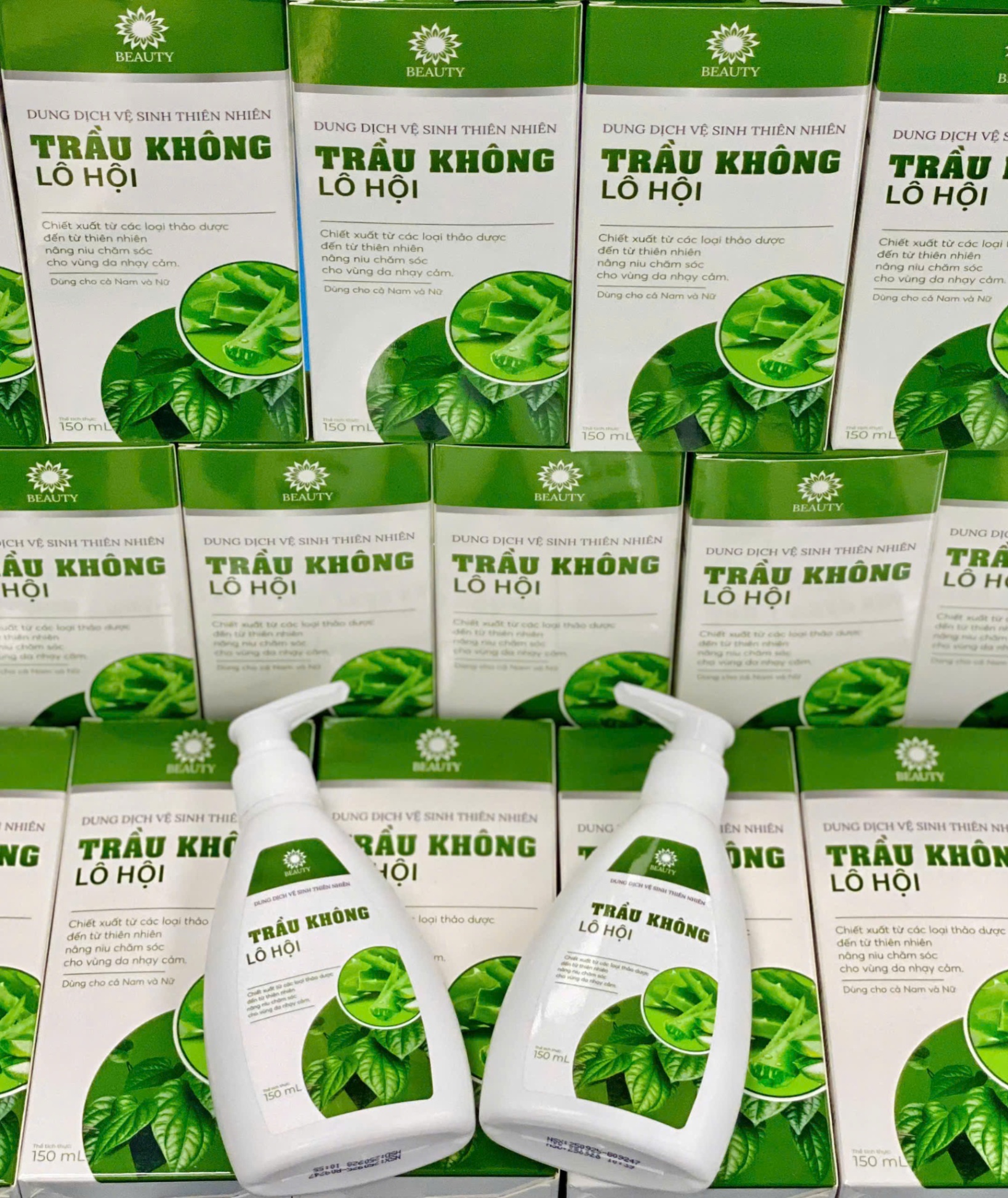 Dung Dịch Vệ Sinh Phụ Nữ Tía Tô Trầu Không Lô Hội 150ml MV999074 - DDVS MV999074 LÔ HỘI
