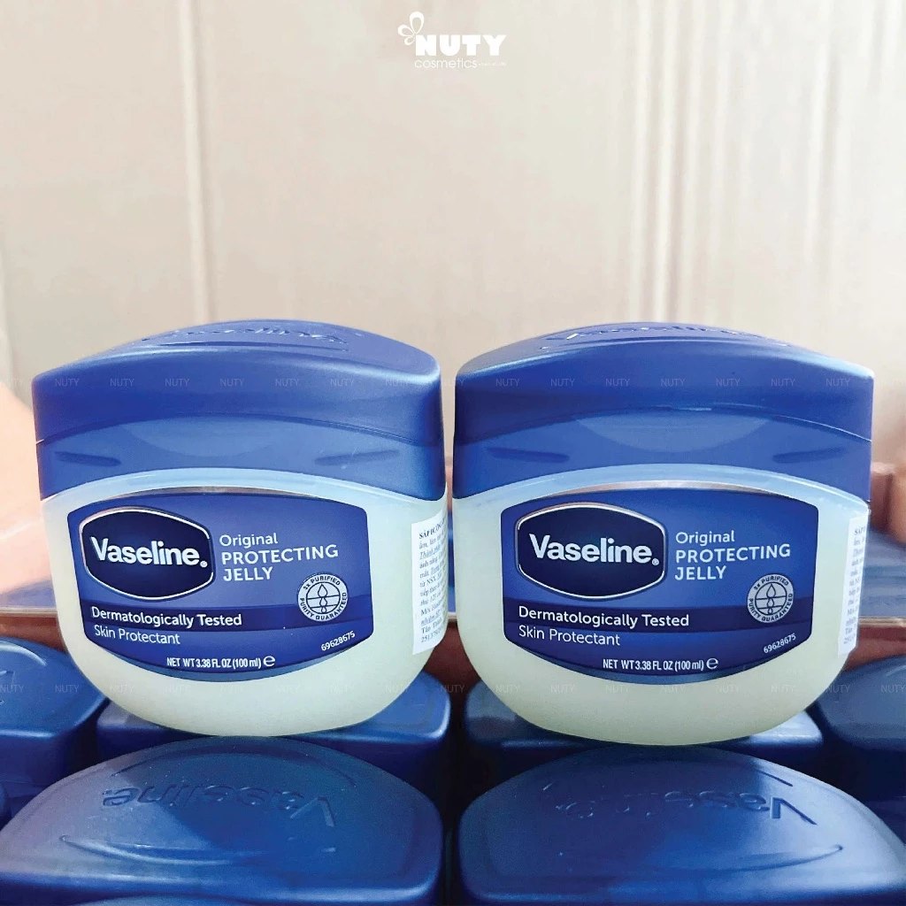 Vaseline 50ml(42g) Hũ To Trắng Nắp Xanh(Hàng Chuẩn Có Tem Phụ Tiếng Việt) - 50ml MV2627 Nắp Xanh
