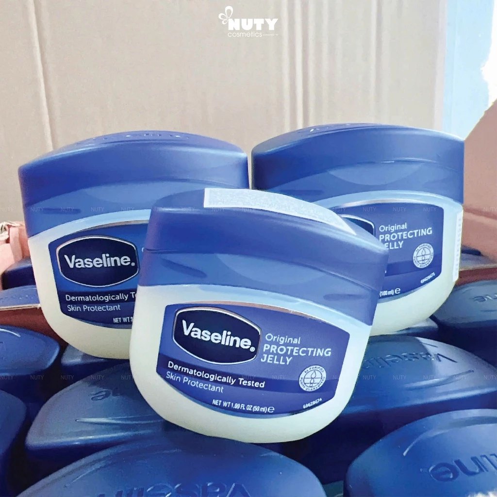 Vaseline 50ml(42g) Hũ To Trắng Nắp Xanh(Hàng Chuẩn Có Tem Phụ Tiếng Việt) - 50ml MV2627 Nắp Xanh