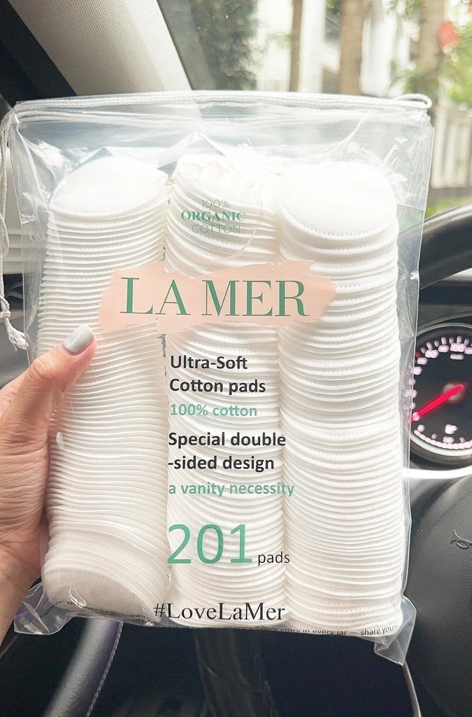 Bông Tẩy Trang Lamer 201 Miếng (Gói Dài Đủ Miếng)