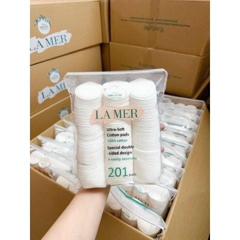 Bông Tẩy Trang Lamer 201 Miếng (Gói Dài Đủ Miếng)