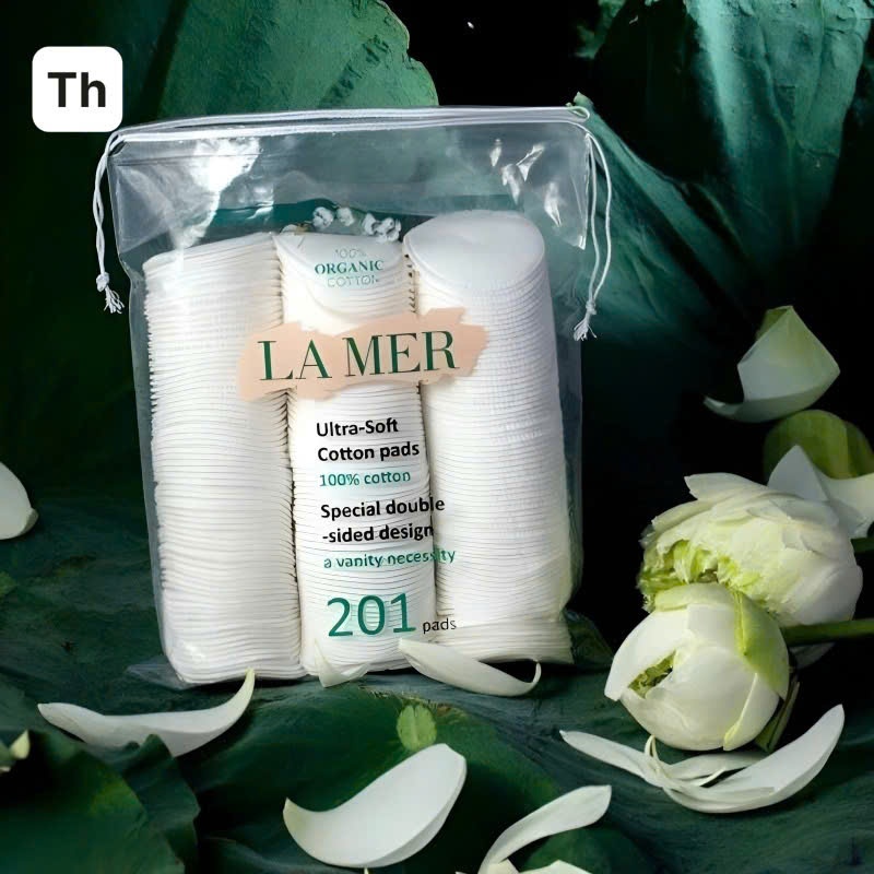 Bông Tẩy Trang Lamer 201 Miếng (Gói Dài Đủ Miếng)