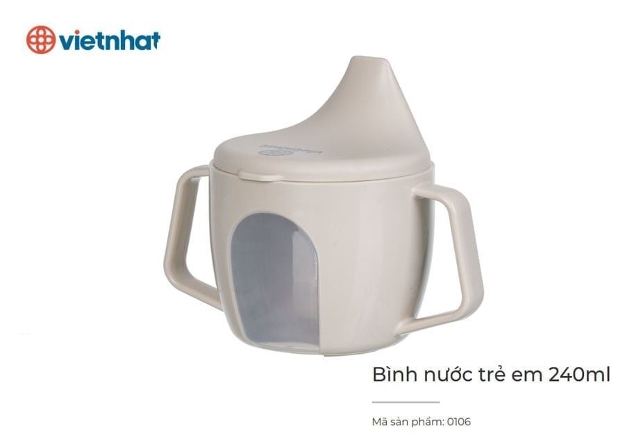 Bình Nước Trẻ Em Việt Nhật 240ml Mã 0106 - Be