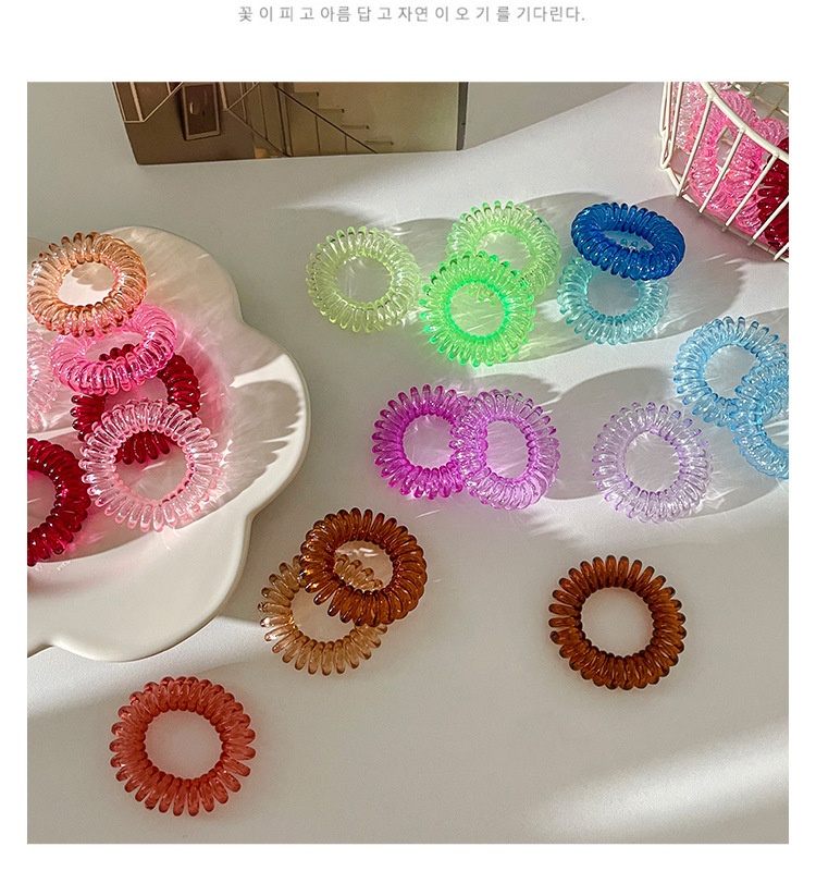 Set 9 Dây Buộc Tóc Lò Xo Có Hộp Nhựa - #3 TÍM