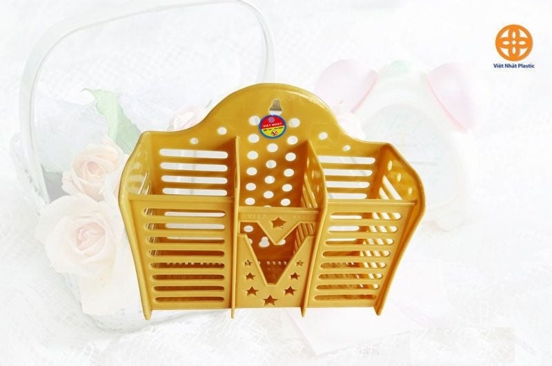 Ống Đũa 3 Ngăn Việt Nhật Mã 2708 - Vàng