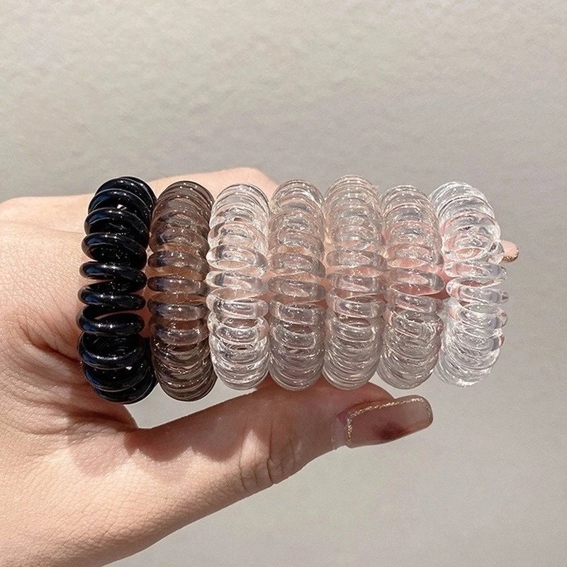 Set 9 Dây Buộc Tóc Lò Xo Có Hộp Nhựa - #3 TÍM