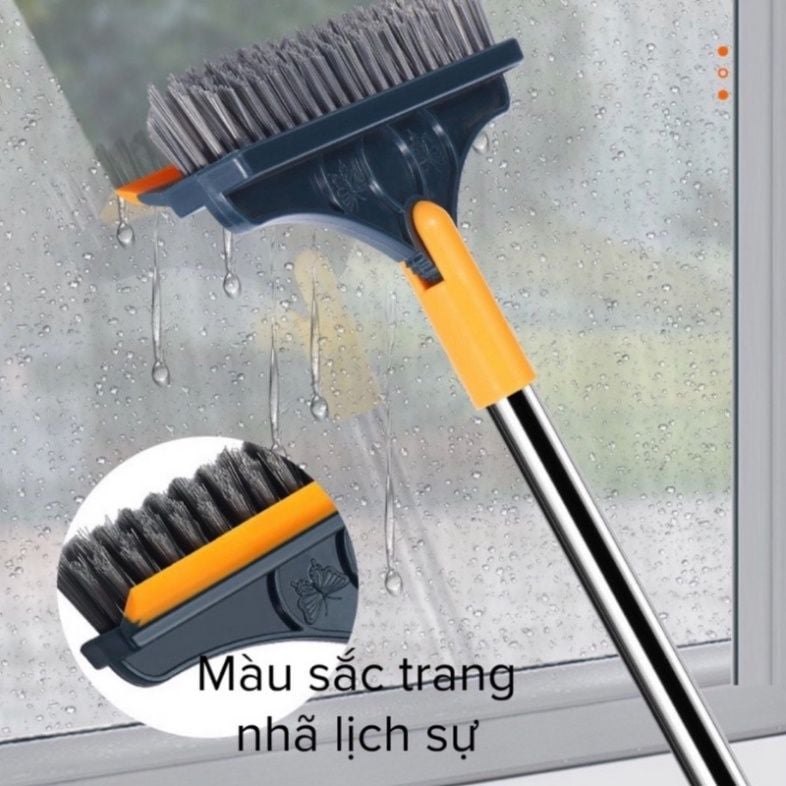 Chổi Cọ Sàn Kèm Gạt Nước 2 in 1 Lắp Ghép