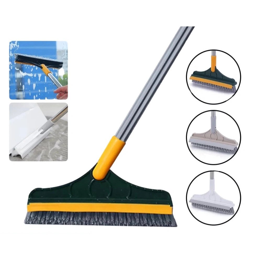 Chổi Cọ Sàn Kèm Gạt Nước 2 in 1 Lắp Ghép