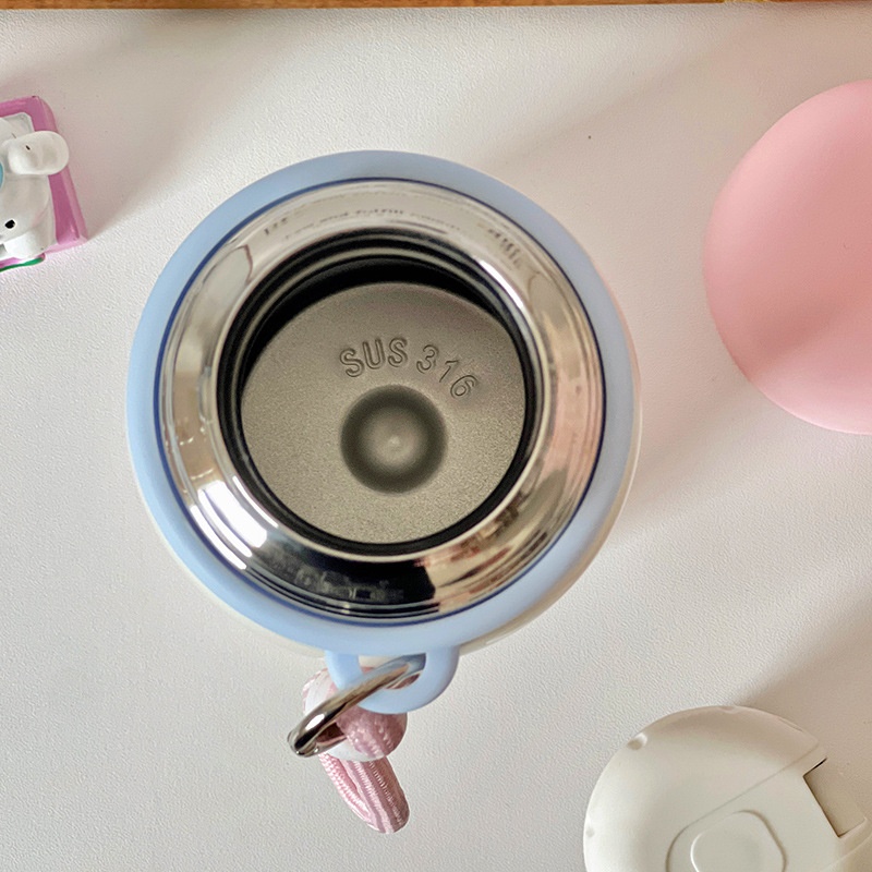 Bình Nước iNox Họa Tiết Cún Gấu 600ml