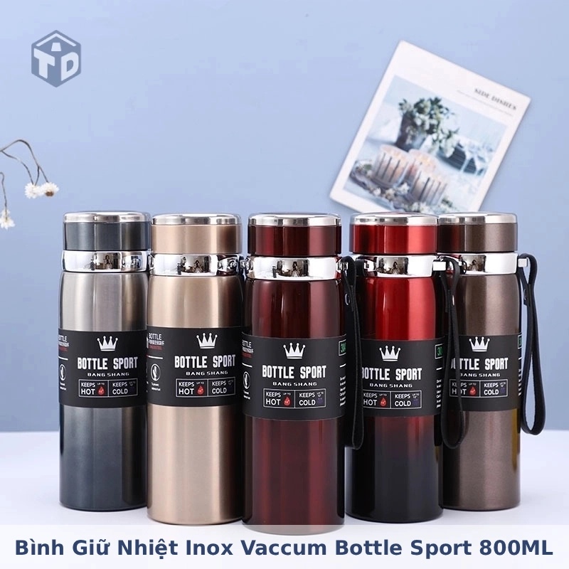Bình iNox Giữ Nhiệt 800ml SPORT