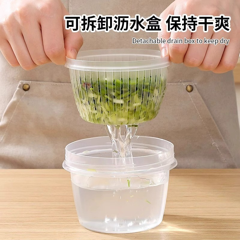 Hộp Đựng Hành Tỏi Tiện Dụng Trong Suốt