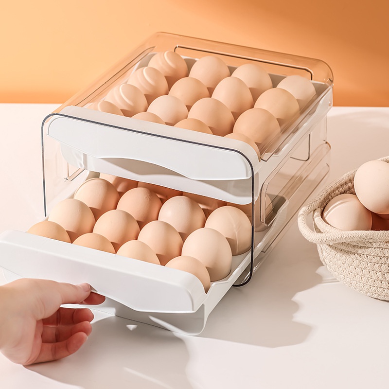 Khay Trứng 2 Tầng Ngăn Kéo KIOTO (KHAY ĐỂ TRỨNG TỦ LẠNH)