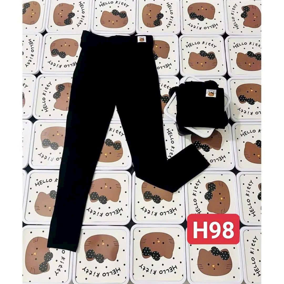 Quần Legging Mèo Kitty Nâu Hộp Nhựa Free Size<60kg H98