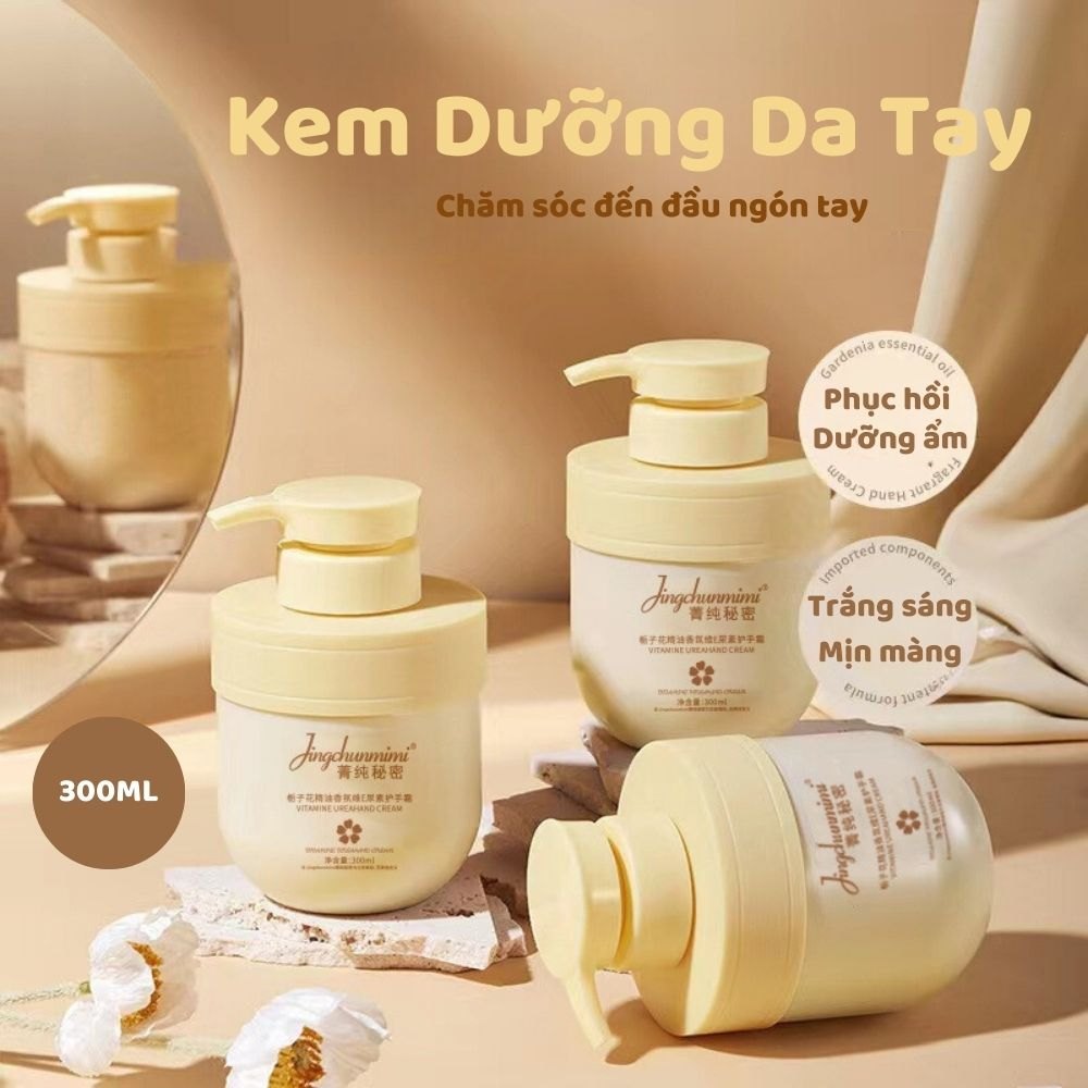 Kem Tay Jingchunmimi 300ml Dưỡng Ẩm Mềm Mịn
