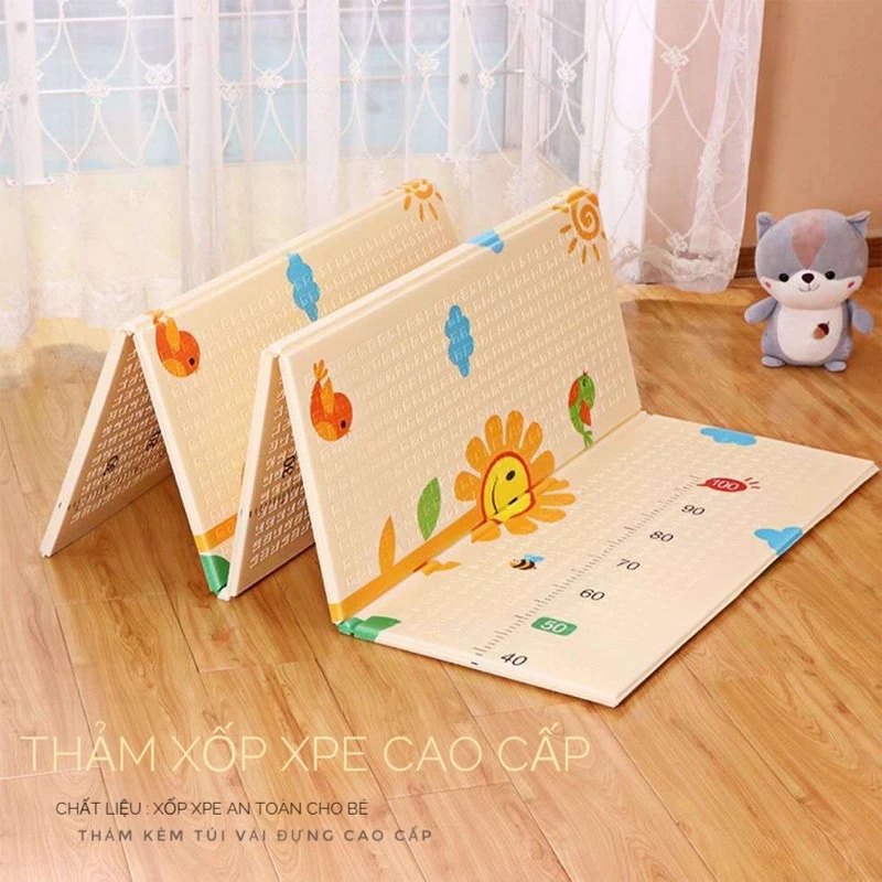 Thảm Xốp Gấp XPE 1m8 x 2m - HỌA TIẾT NGẪU NHIÊN