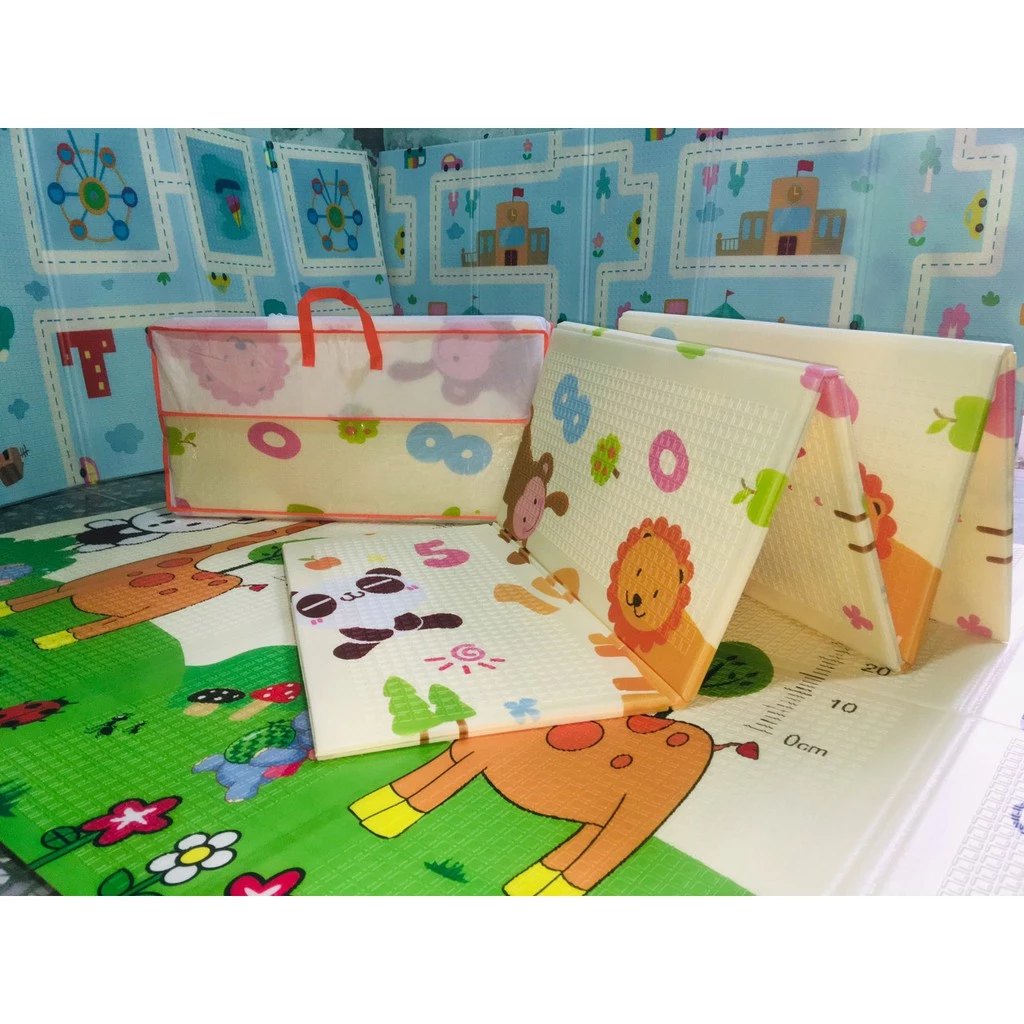 Thảm Xốp Gấp XPE 1m8 x 2m - HỌA TIẾT NGẪU NHIÊN