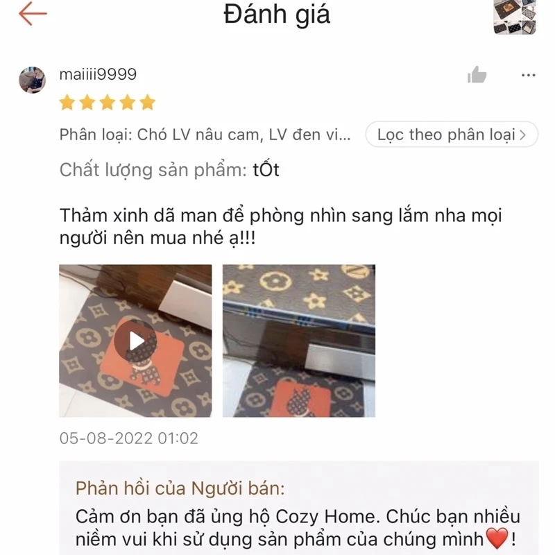 Thảm Chân Thương Hiệu Vải Nỉ 60x40 Đế Chống Trượt(Chữ Nhật) - MẪU NGẪU NHIÊN