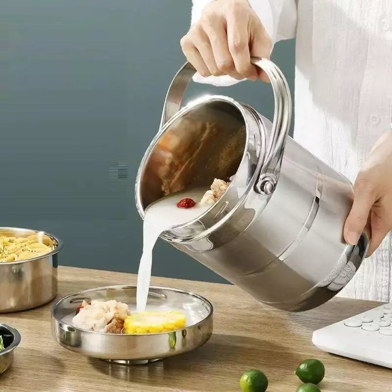 Cặp Lồng Giữ Nhiệt 3 Tầng Dung Tích 2L Nhiều Màu(Giao Màu Ngẫu Nhiên)