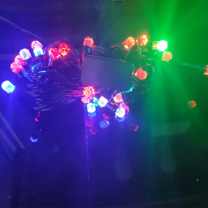 Đèn LED Trang Trí 20m Đa Sắc Nhiều Chế Độ Cắm Điện 220v(Đen-OPP)