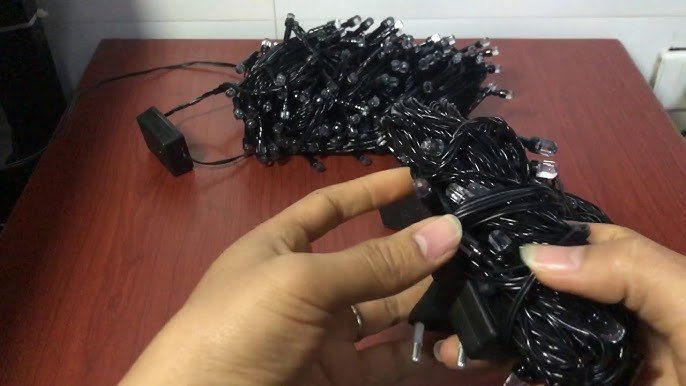 Đèn LED Trang Trí 20m Đa Sắc Nhiều Chế Độ Cắm Điện 220v(Đen-OPP)