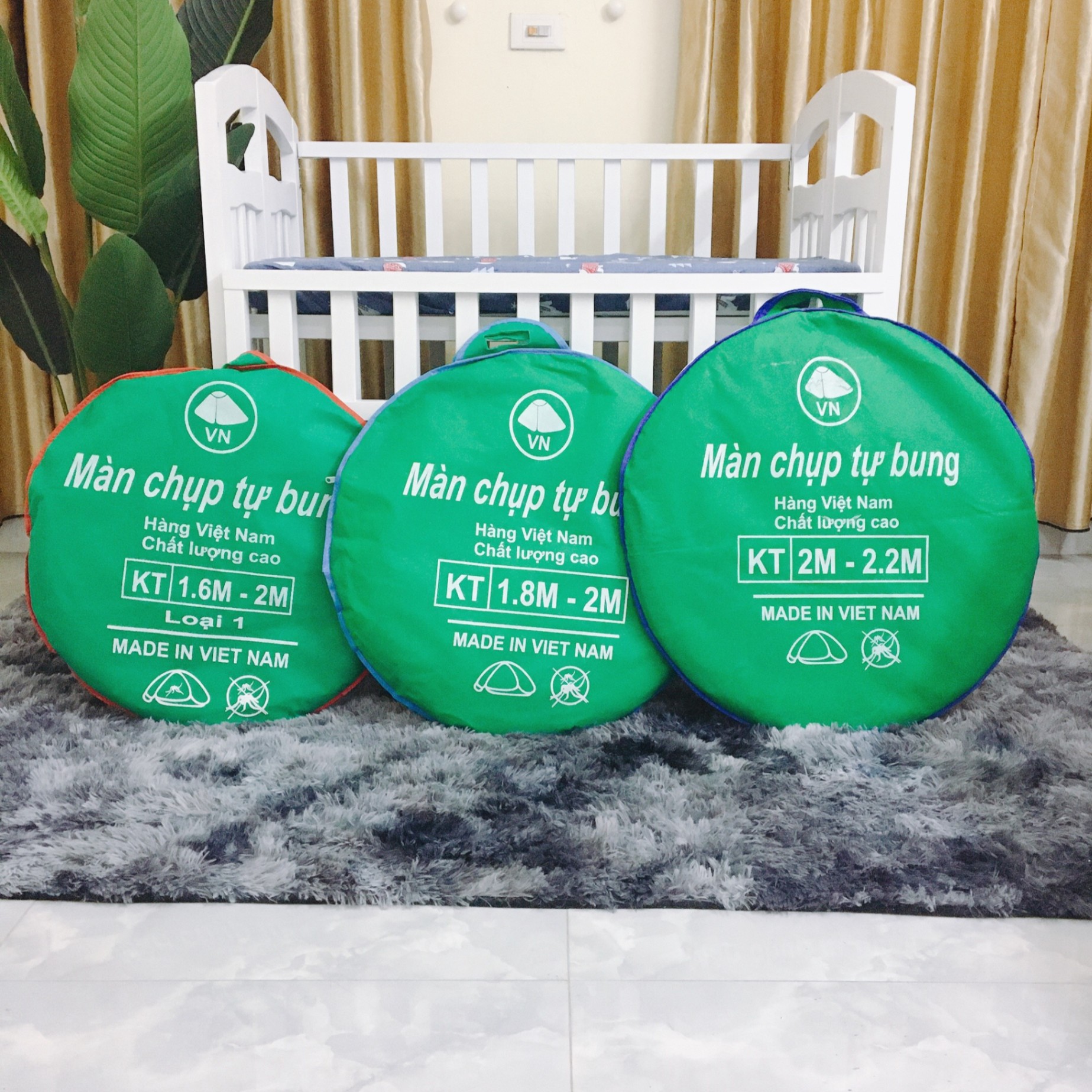 Màn Tròn Tự Bung 1m6