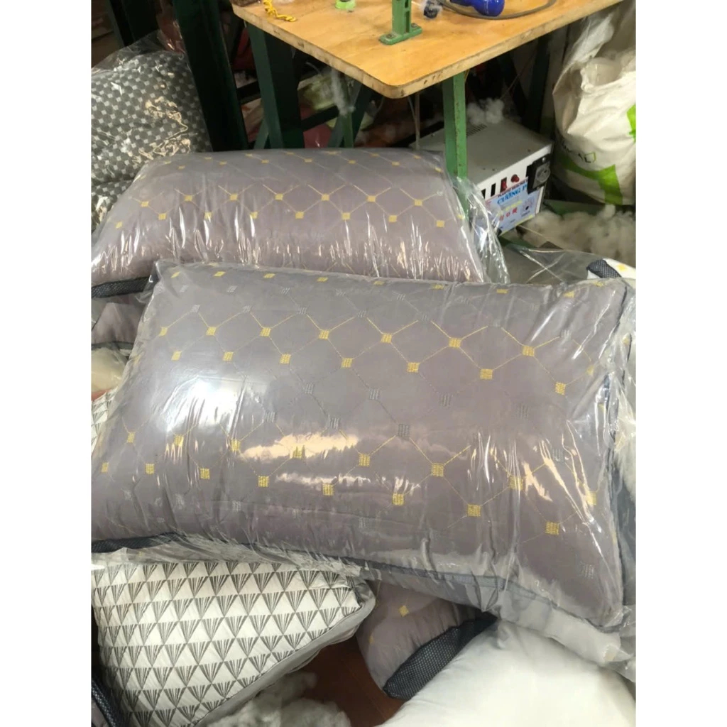 Gối Trám Đen Mát Xa 45x65cm