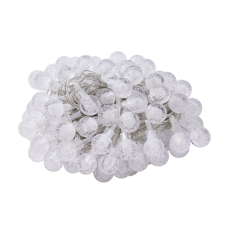Đèn LED Nháy Bi Bọt Hình Cầu Loại 10 Mét Đa Sắc Cắm Điện 220v(Bi 2cm) - #ĐA SẮC
