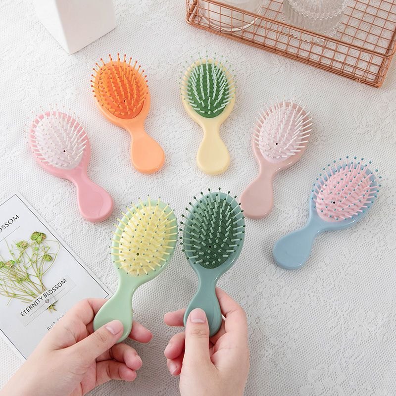 Lược Tạo Phồng Gỡ Tóc Rối Loại Mới Hình Bầu Dục (Không Gương)