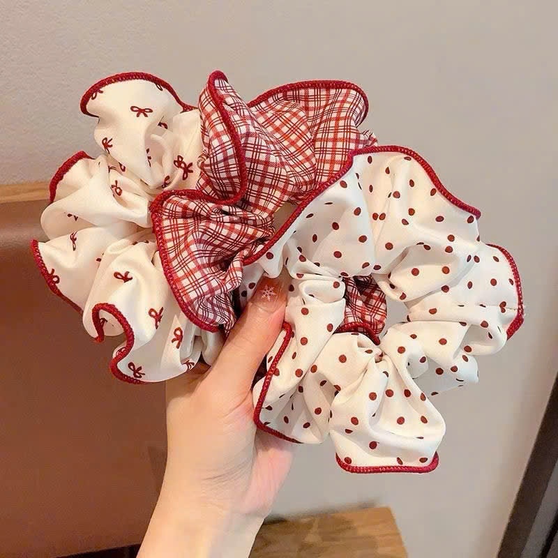 Chun Tóc Hoạ Tiết Đính Hình Kitty - Nơ
