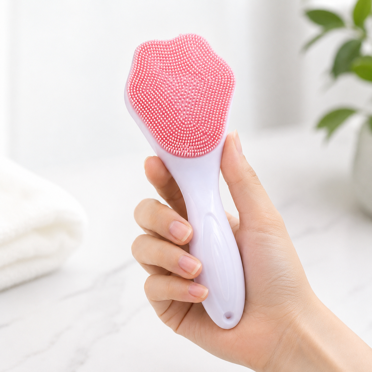 Cọ Rửa Mặt Silicon Hình Chân Mèo CuteCọ Rửa Mặt Silicon Hình Chân Mèo Cute - MÀU XANH LÁ
