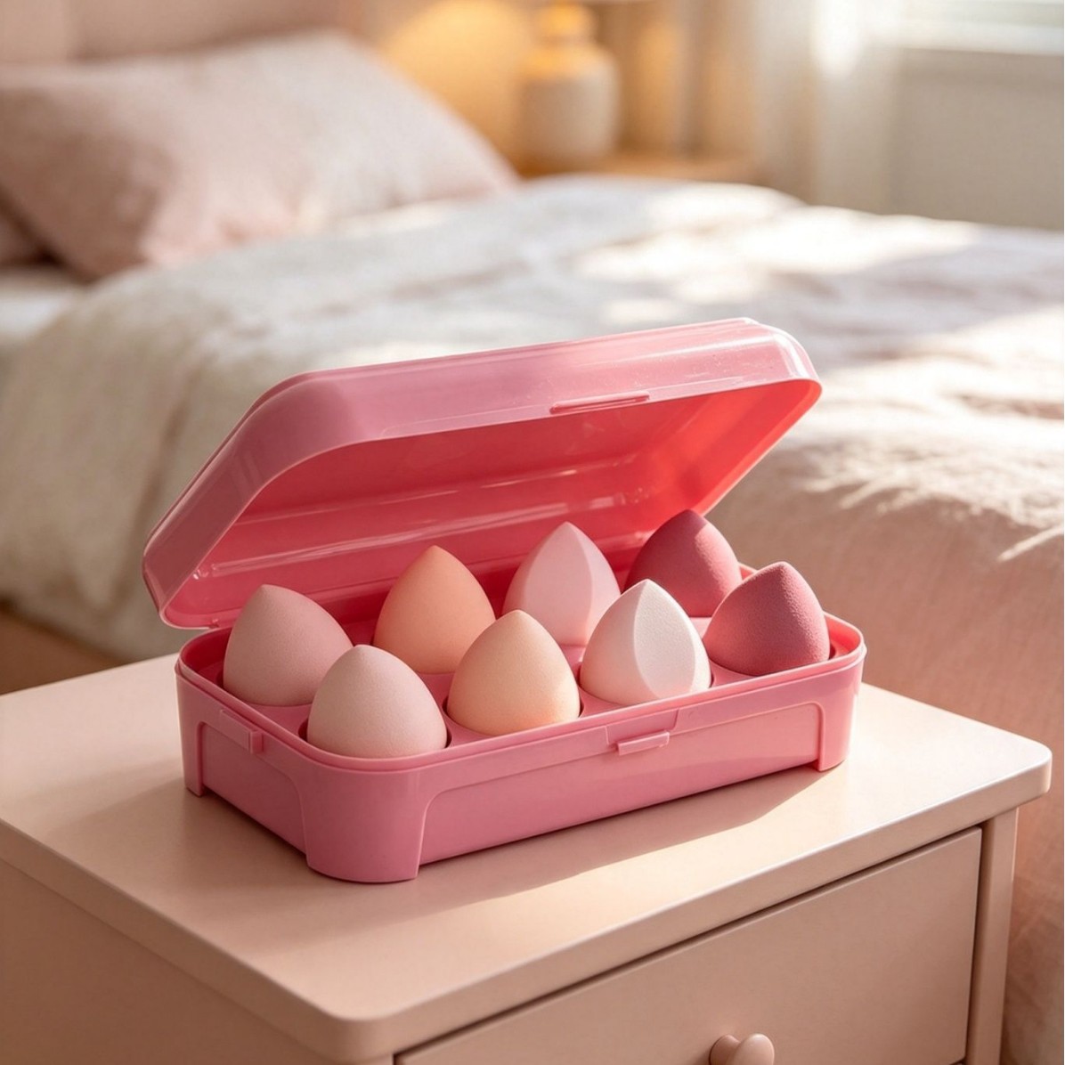 Hộp 8 Mút Trang Điểm Giọt Nước Loại A
