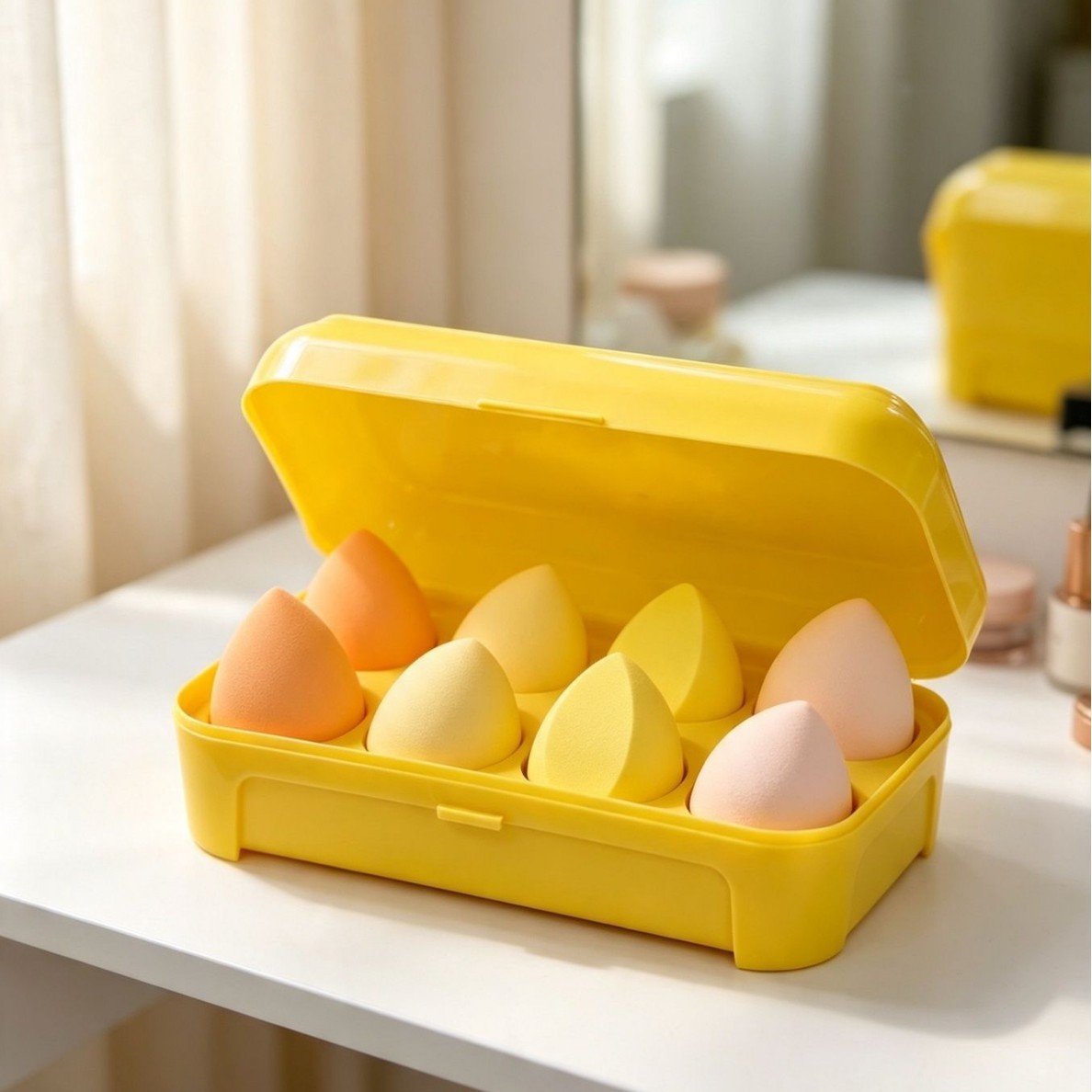 Hộp 8 Mút Trang Điểm Giọt Nước Loại A