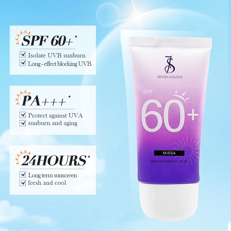 Kem Chống Nắng SEVEN GOLOUS MISSA 60G NO.803