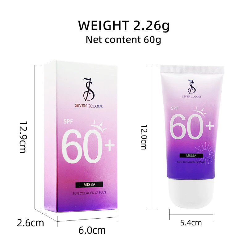 Kem Chống Nắng SEVEN GOLOUS MISSA 60G NO.803