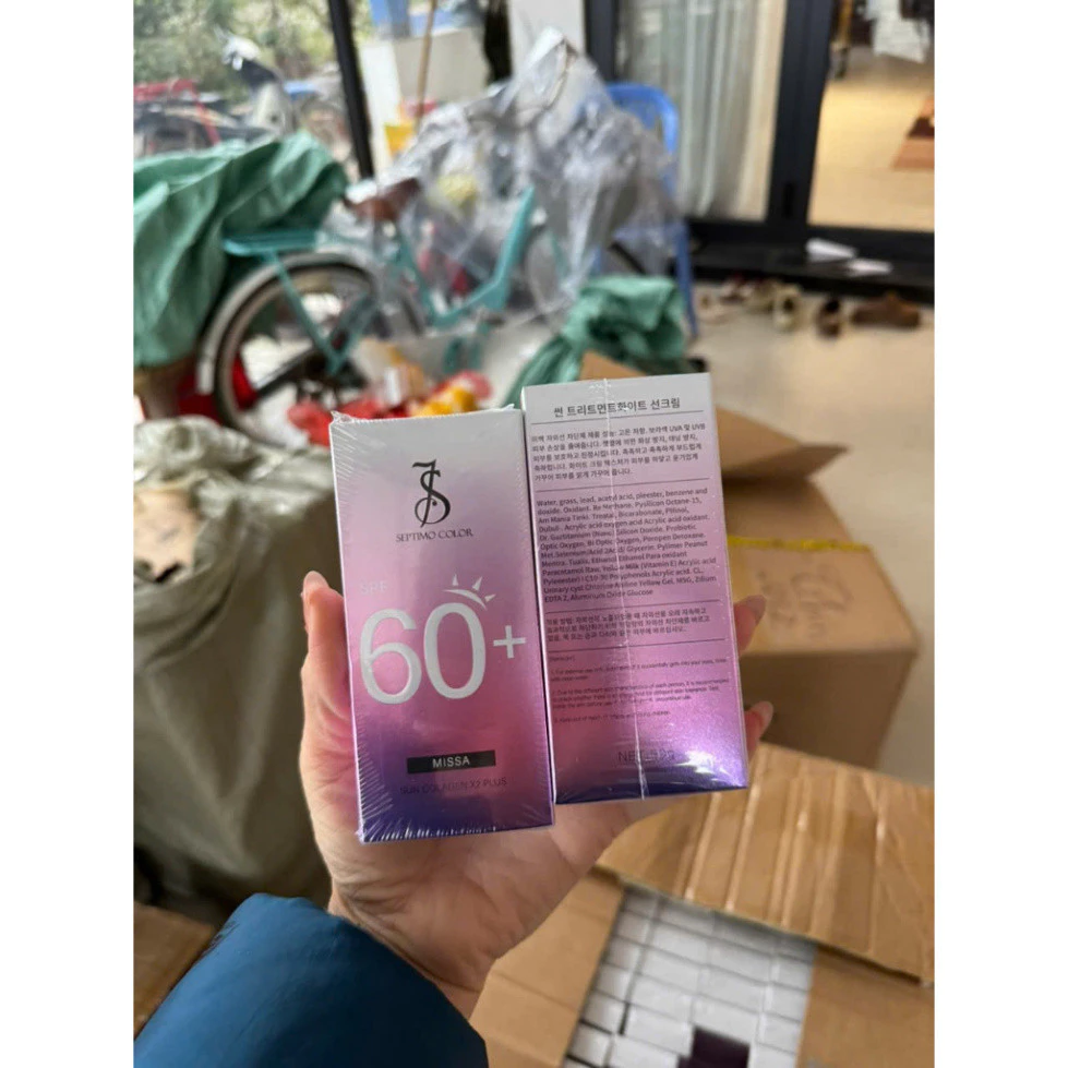 Kem Chống Nắng SEVEN GOLOUS MISSA 60G NO.803